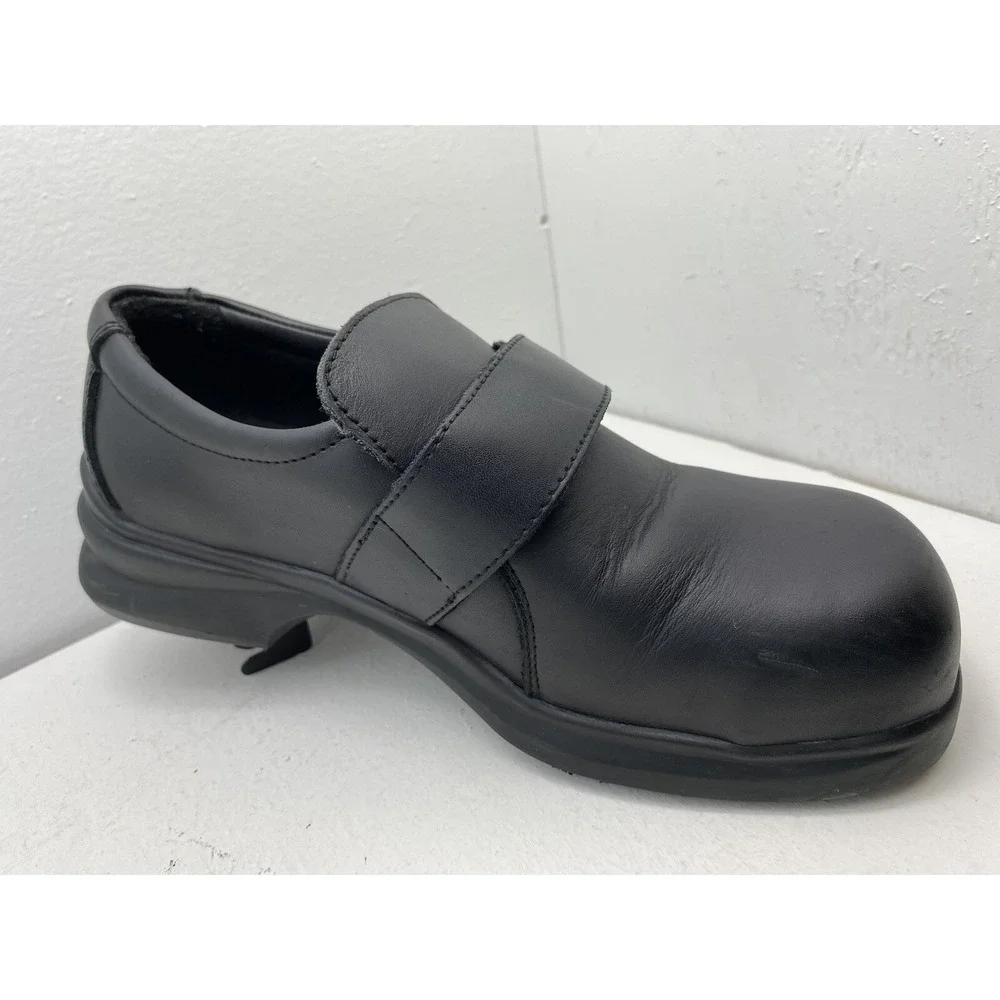 Red Wing Shoes 2413-05 Black Leather Steel Toe Slip On Work Shoes Mens 6.5 / W 8